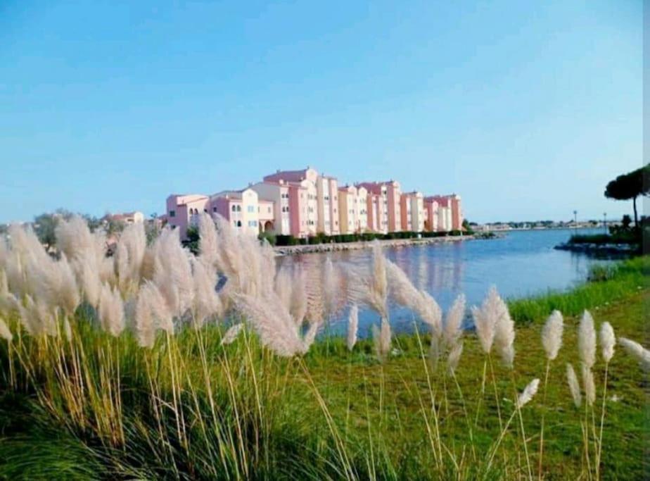 Residence Pointe Vermeille - Charmant Studio Cabine Avec Jolie Vue Sur Le Lac Marin Le Barcarès エクステリア 写真
